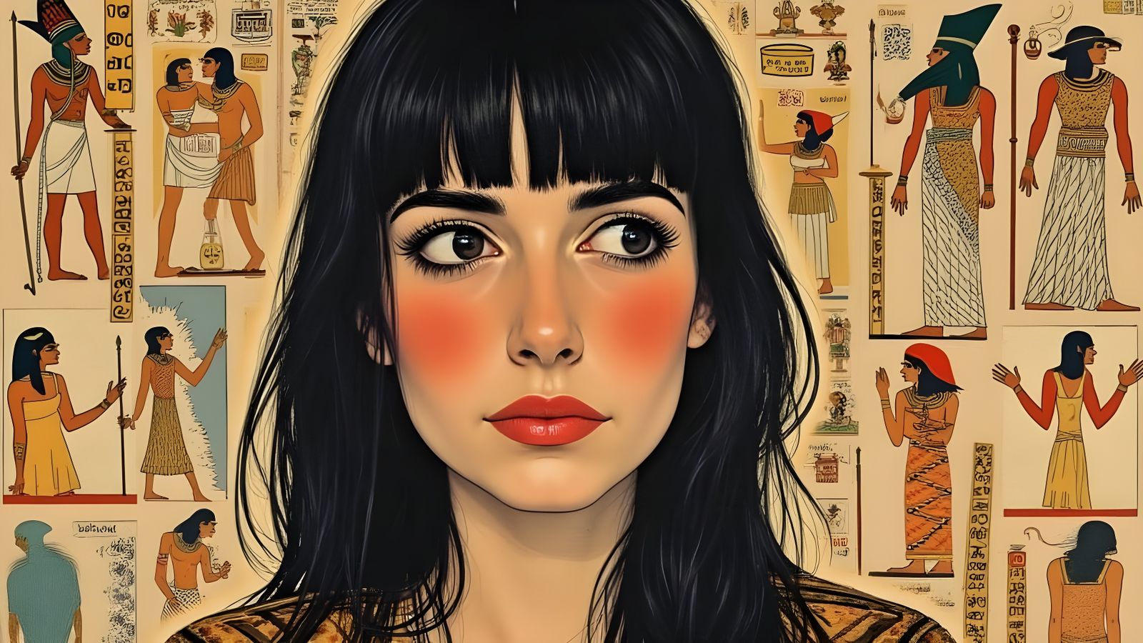 Mummy Goddess in Riot Grrrl Style