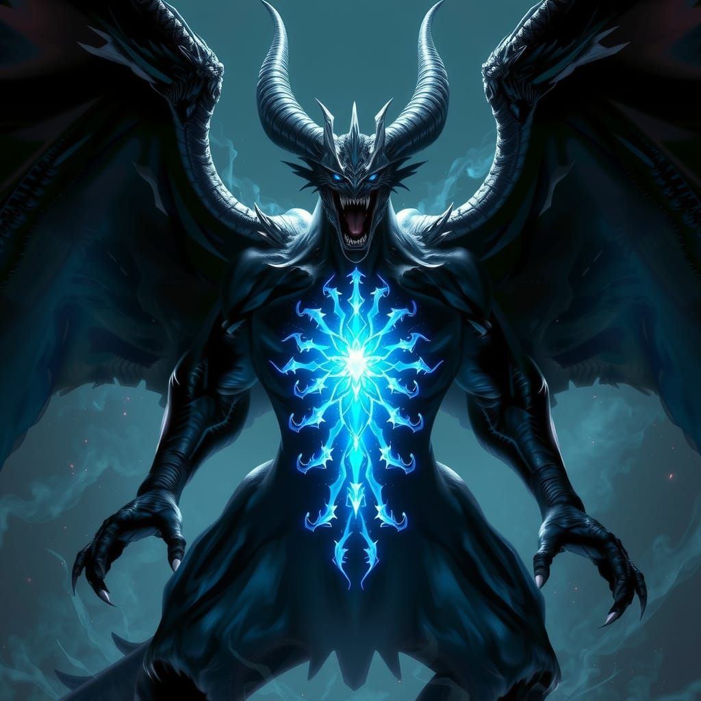 Dark Demonic Bahamut Unleashes Fury in Hyper-Realistic Dark ...
