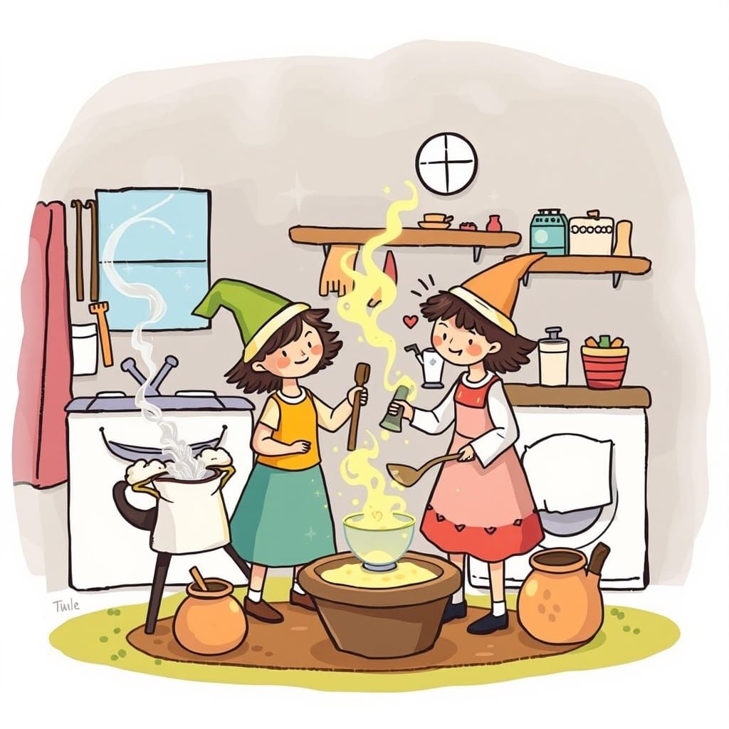 Magical Household Chores Simplified by Sorcery