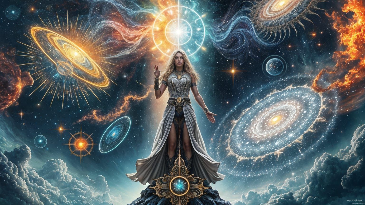 Nexus of Creation and Destruction: Cosmic Surrealism