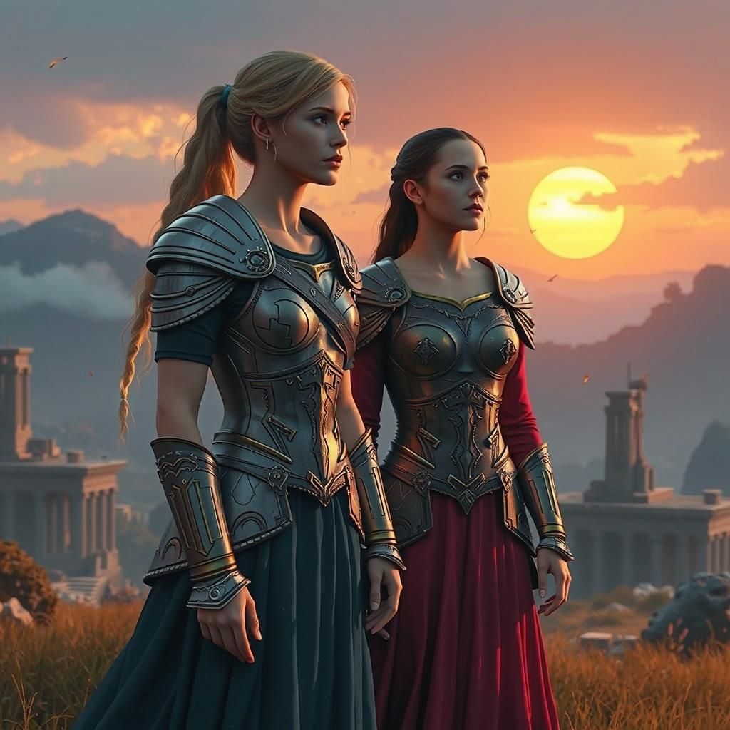 Greek Ruins: Fantasy Concept Art in 8k