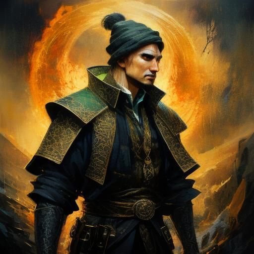 Evocative Petrichor Landscape in Oil Sfumato Style