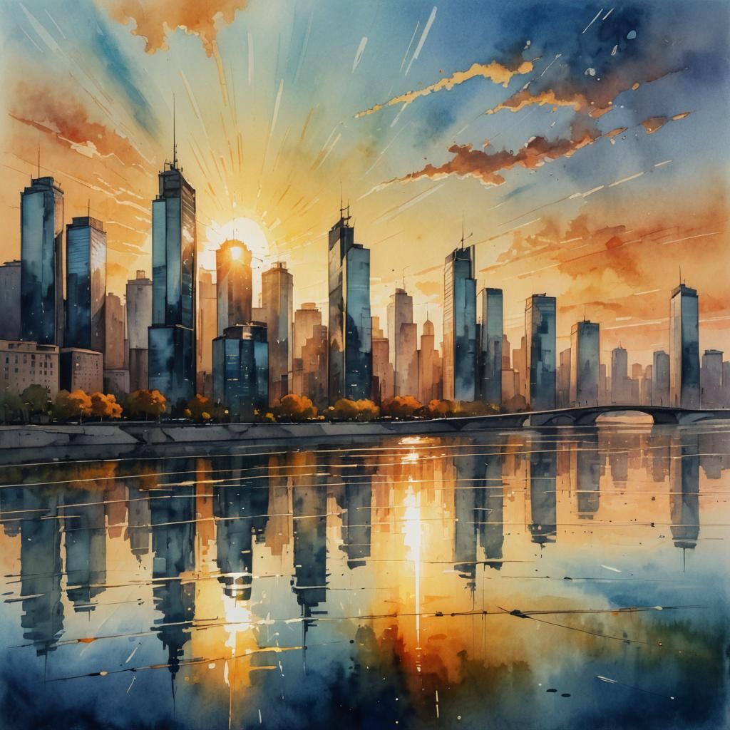 The city is waking up
