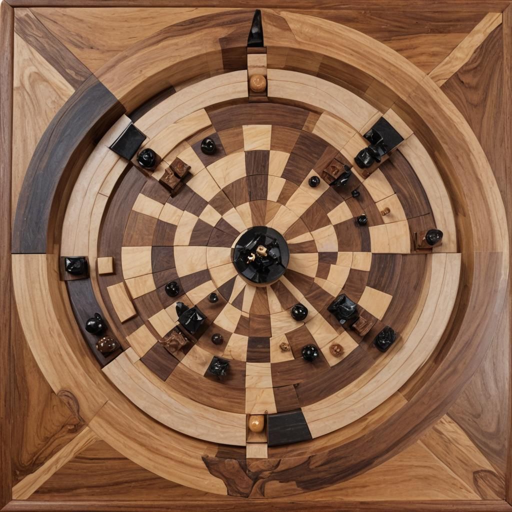 Non-Euclidean Cubic Infinity Chess World in 8k