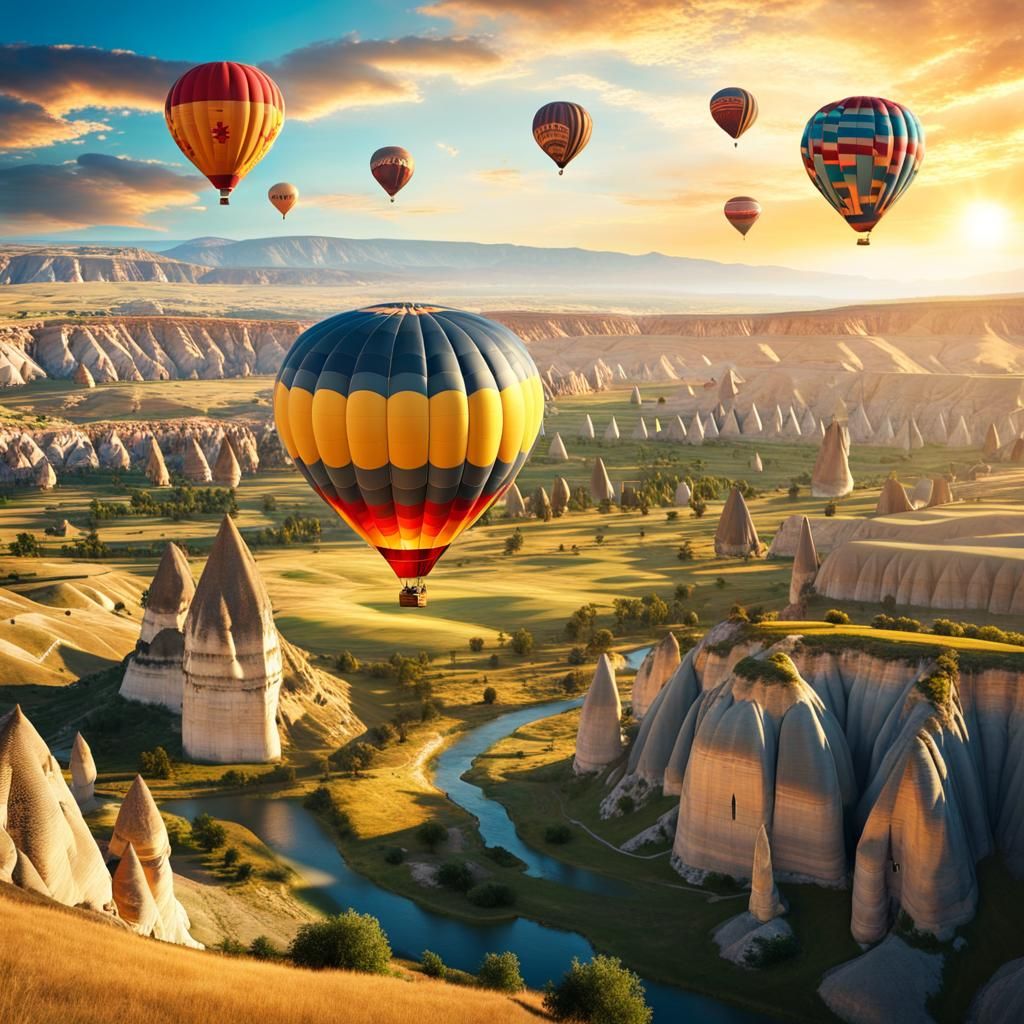 A beautiful afternoon in Cappadocia
