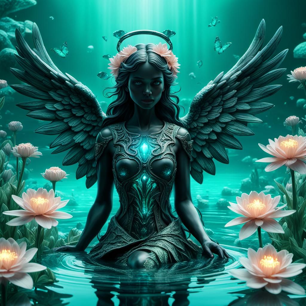 Beautiful black angel