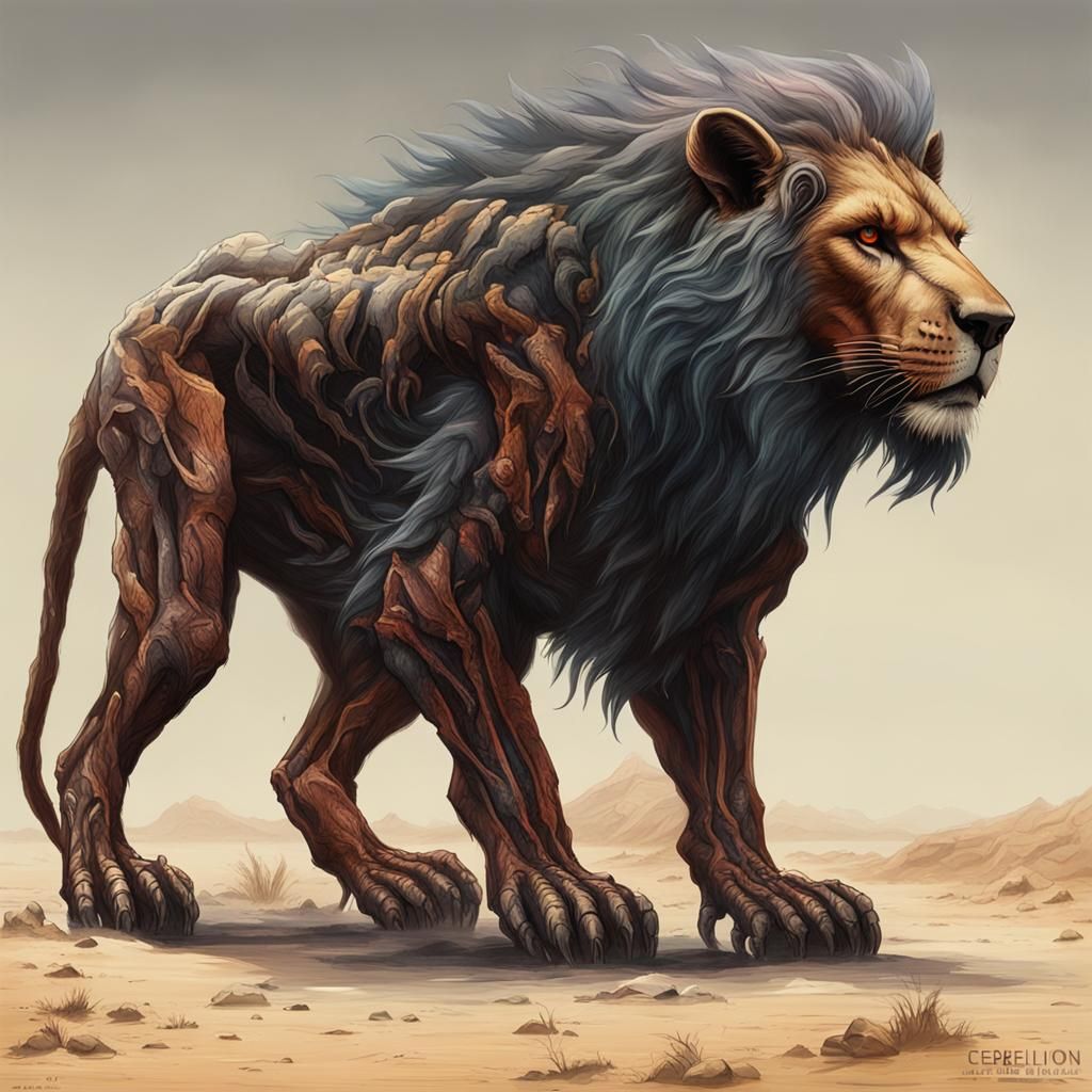Exoplanet Speculative Biology: Cerberus Nemean Lion