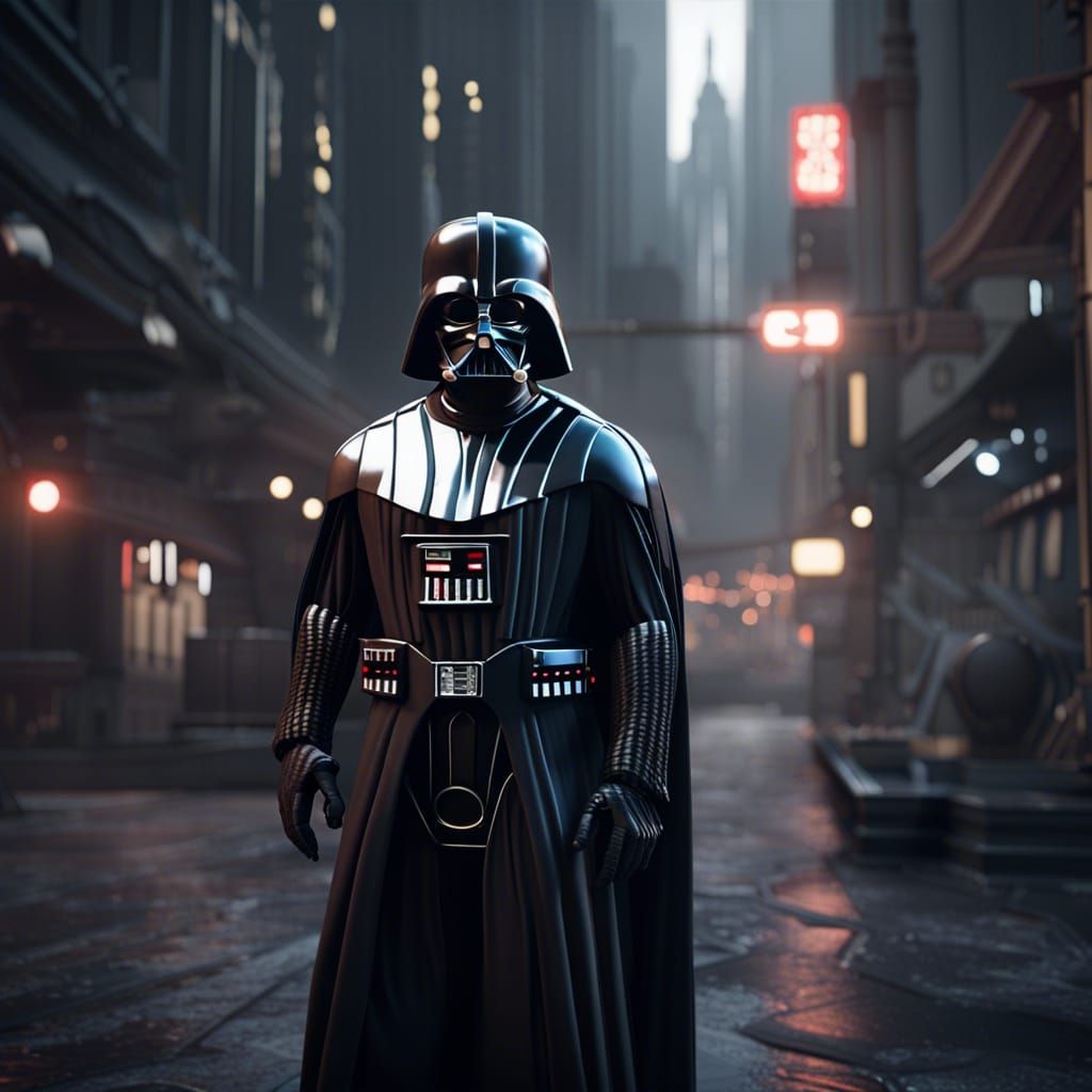 Darth Vader in the City: 3D Game Cinematic