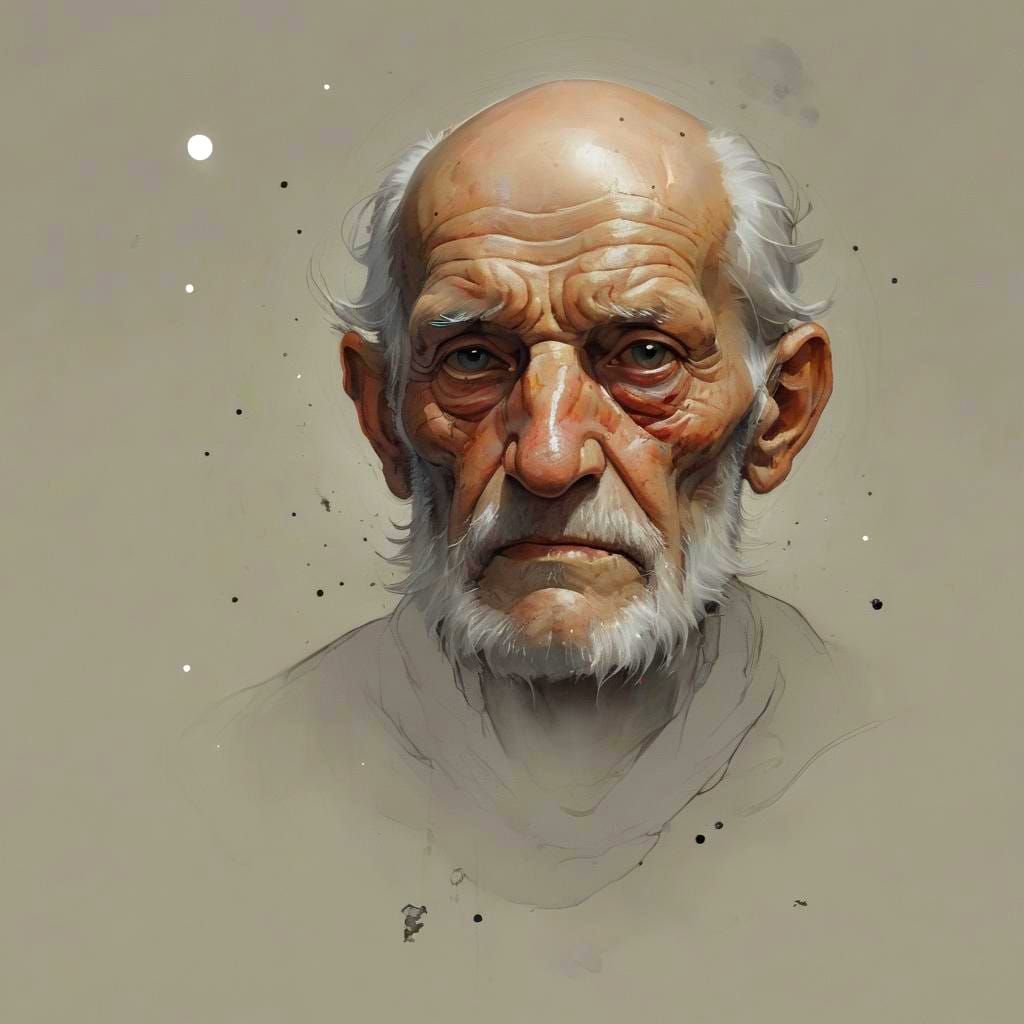 Liminal old man space, leydendecker