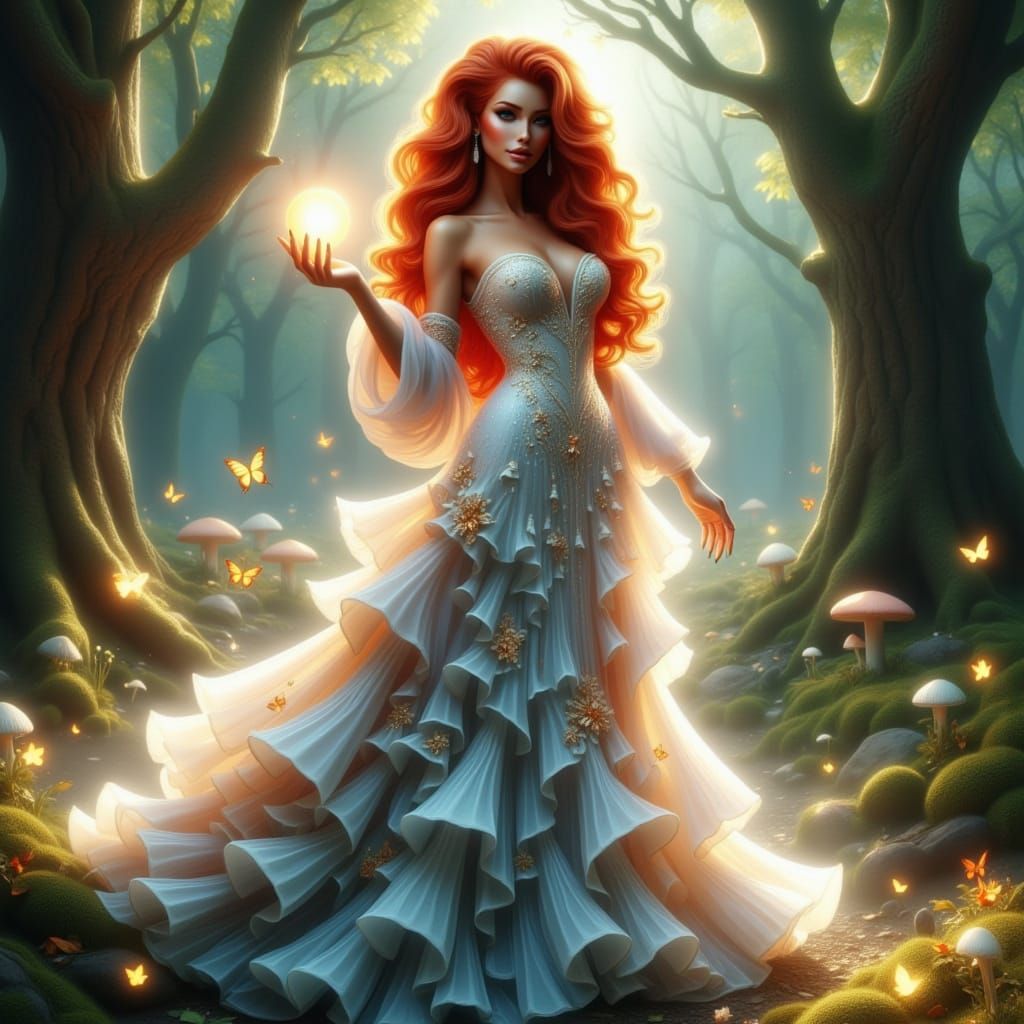 Ethereal Goddess of the Emerald Realm