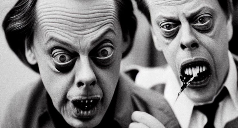 Steve Buscemi Portrait: A Realistic Depiction of Rabies