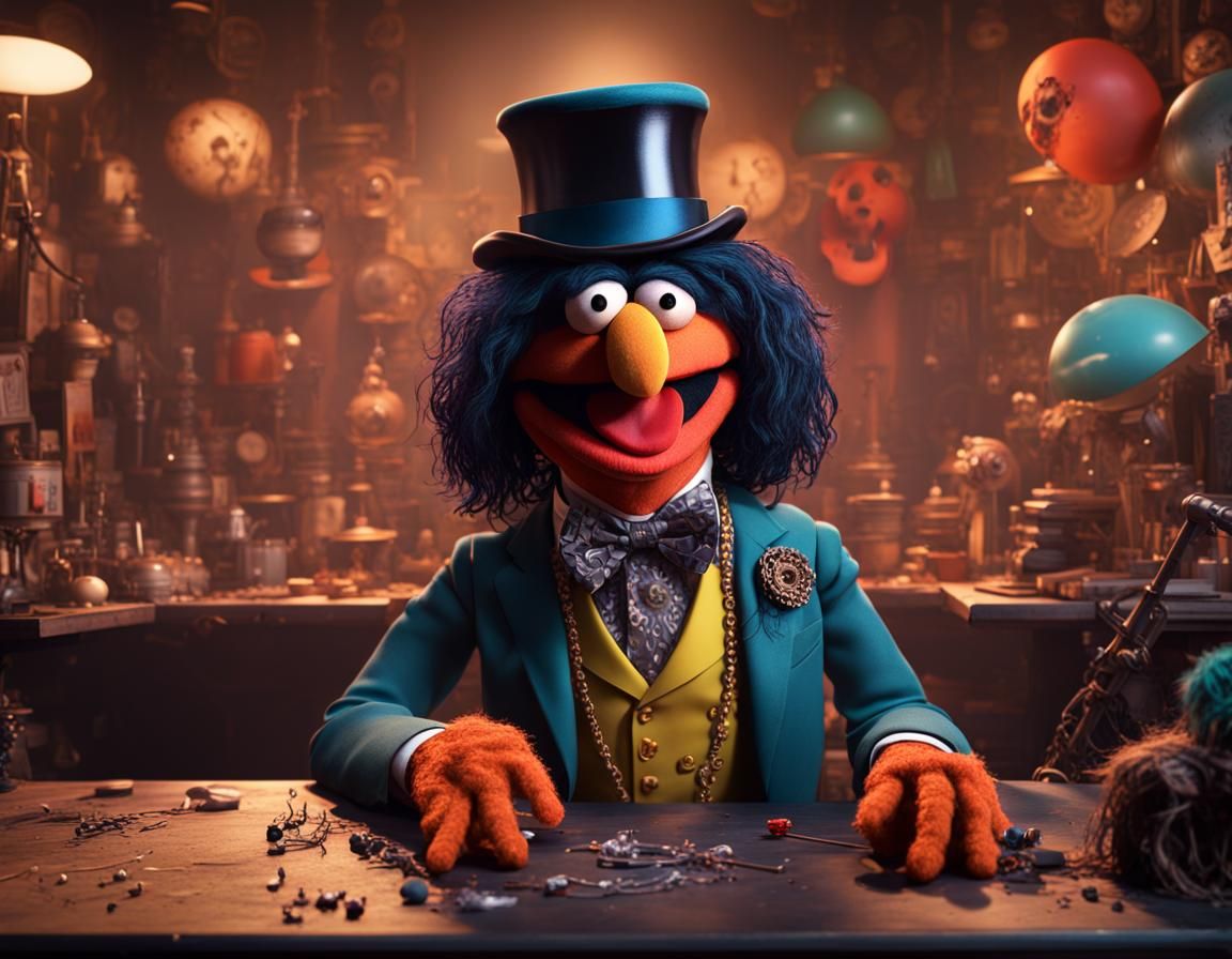 Svengoolie as a Muppet: Detailed Concept Art