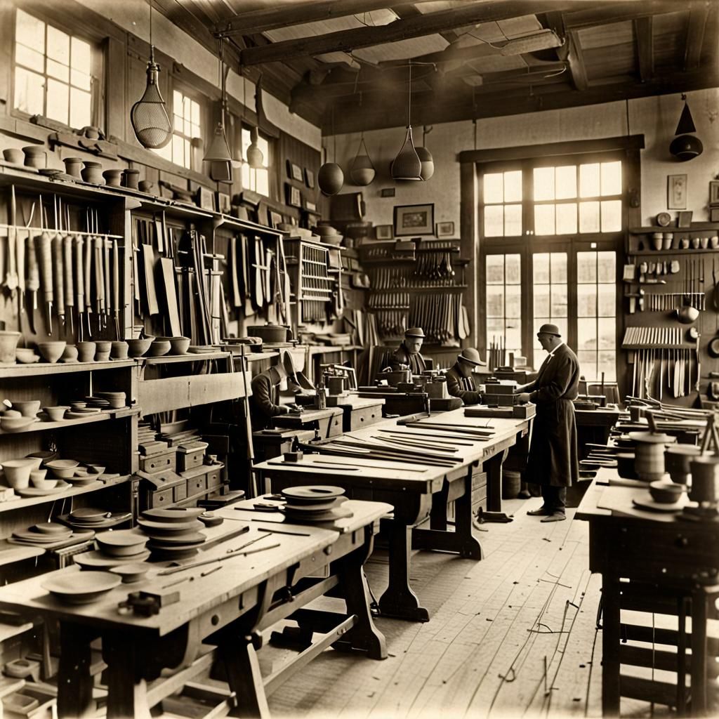 Craftsman's Workshop Interior, Brest, 1919