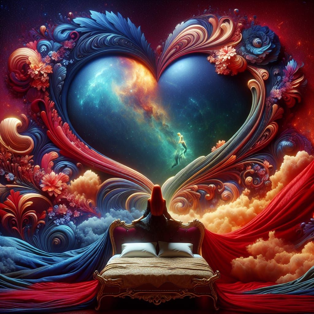 Heart Universe: A Fantasy Matte Painting