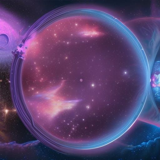 Detailed Quantum Space Matte Painting in 8k