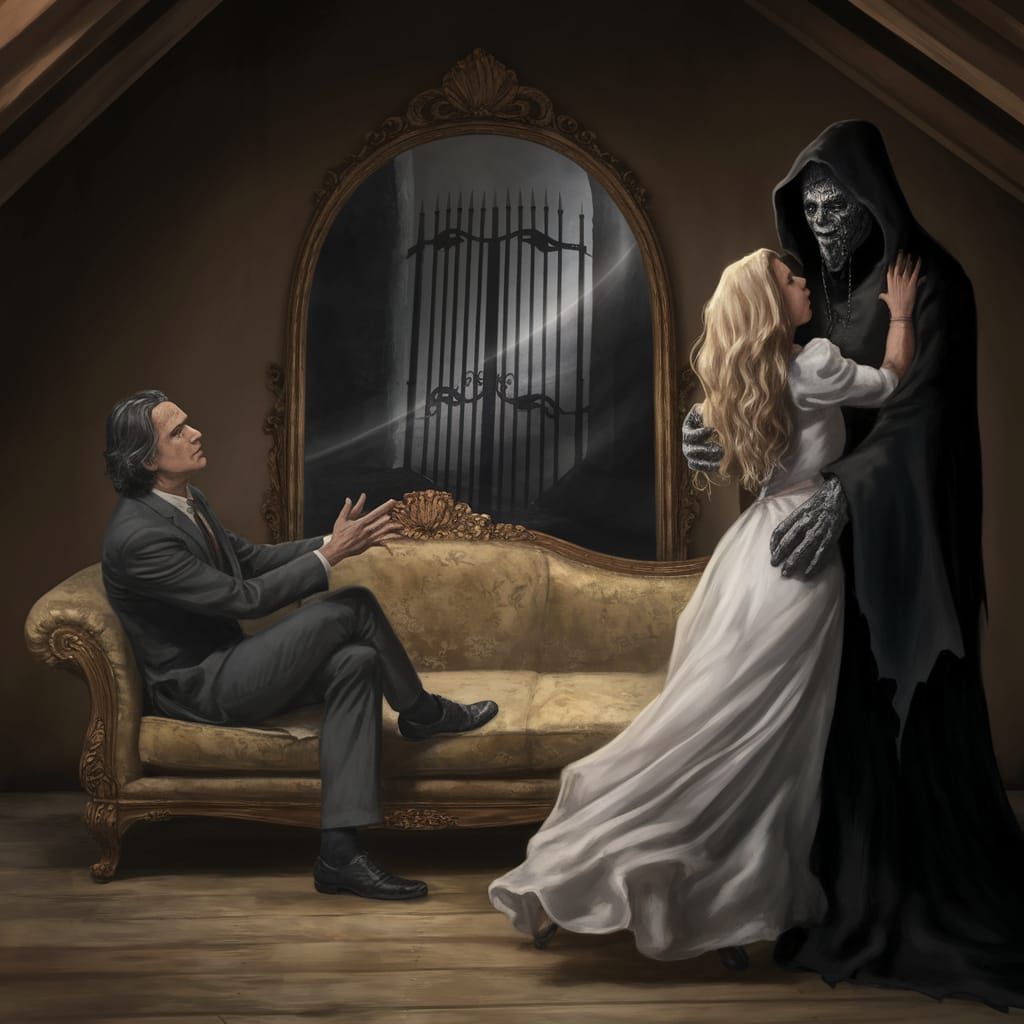 Man in Desperate Plea to Woman Being Consumed by Dark Shadow