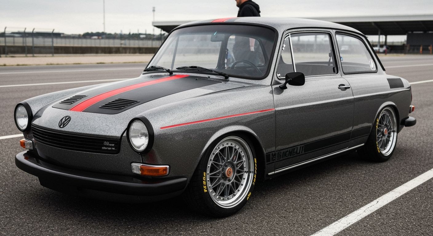 Resto-Mod 1964 VW Type 3 Notchback in Gunmetal Gray
