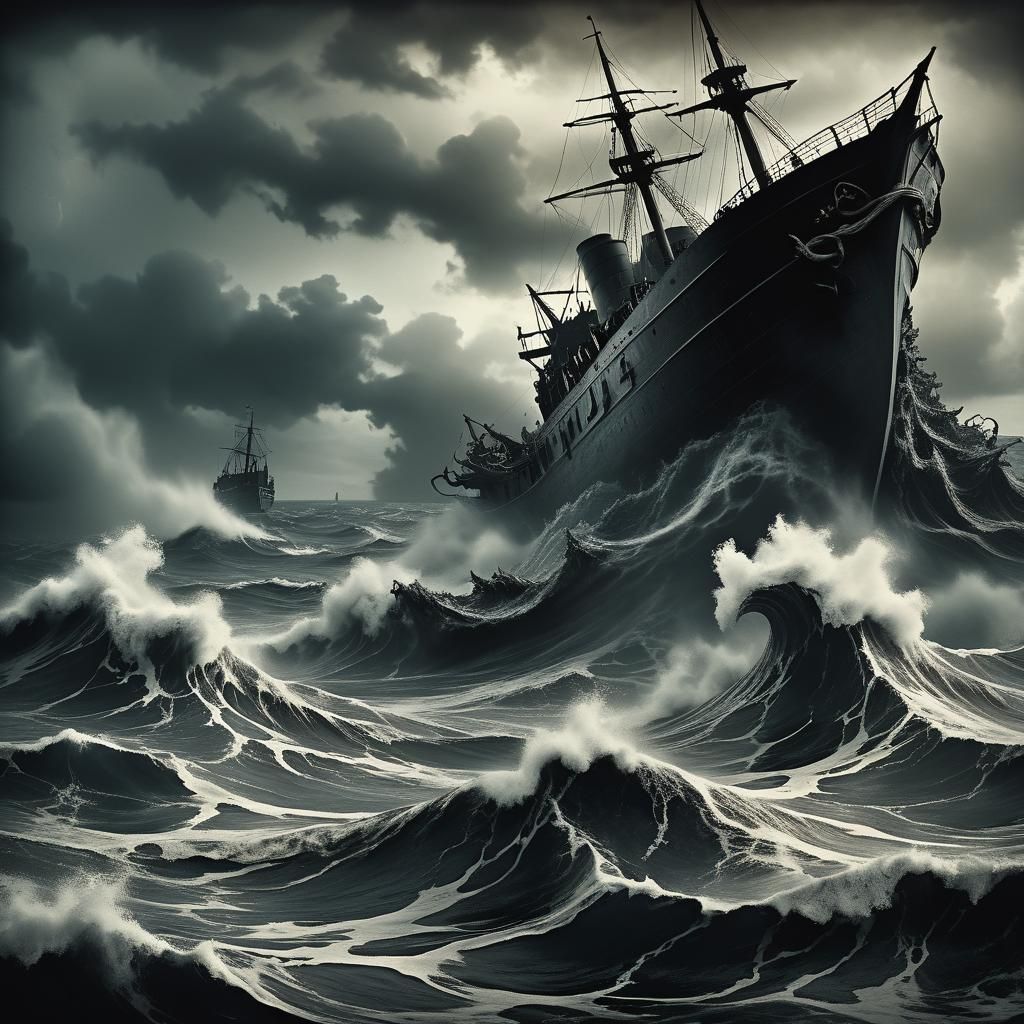 Gothic Maritime Drama: Ship vs Sea Monster