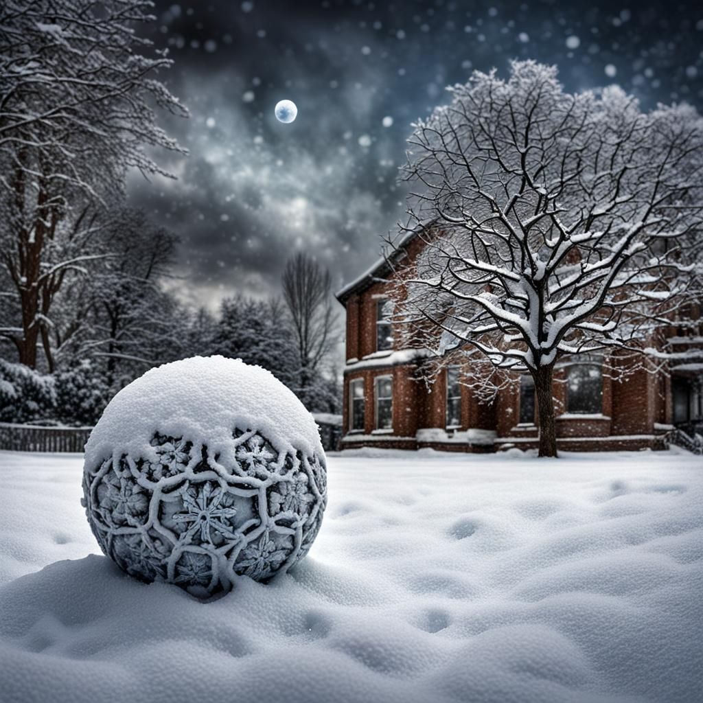 Snowball with a Boy's Life Memory