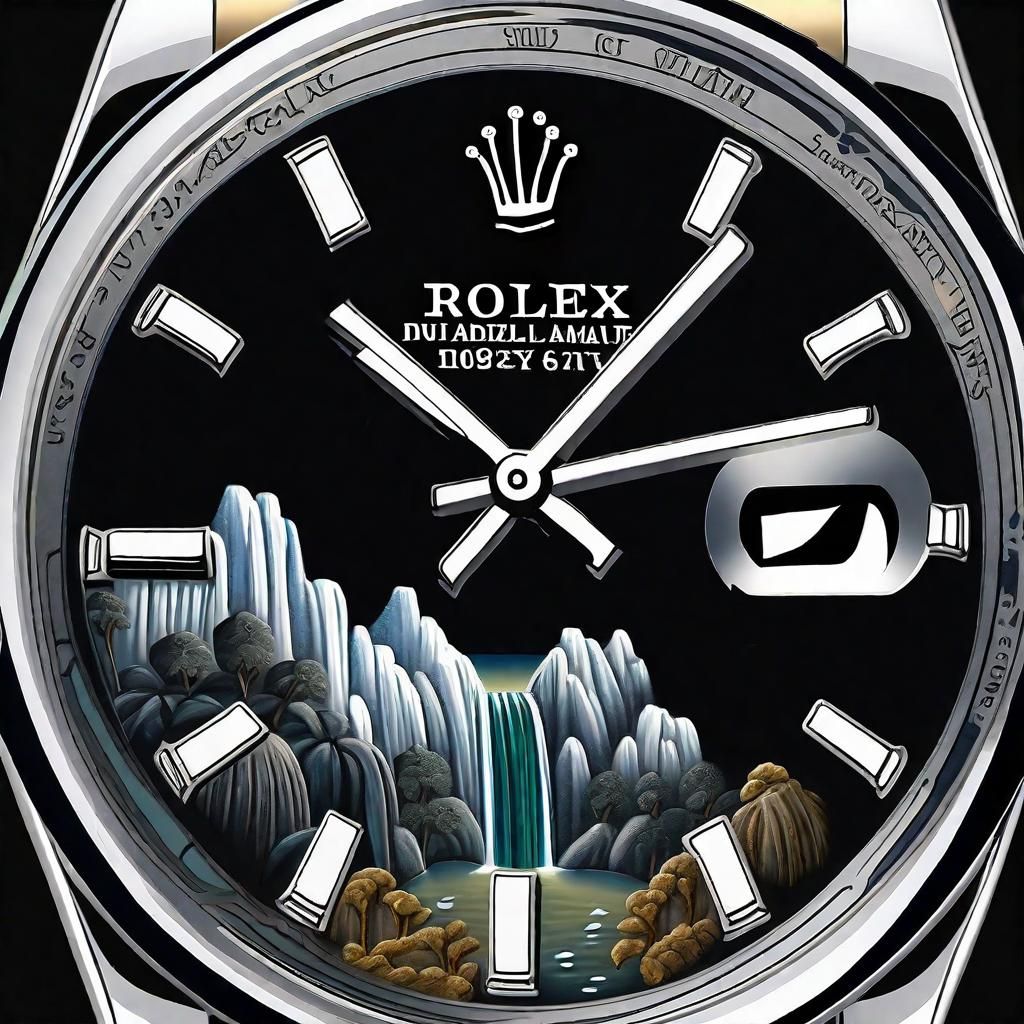 Rolex Watch with realistic background