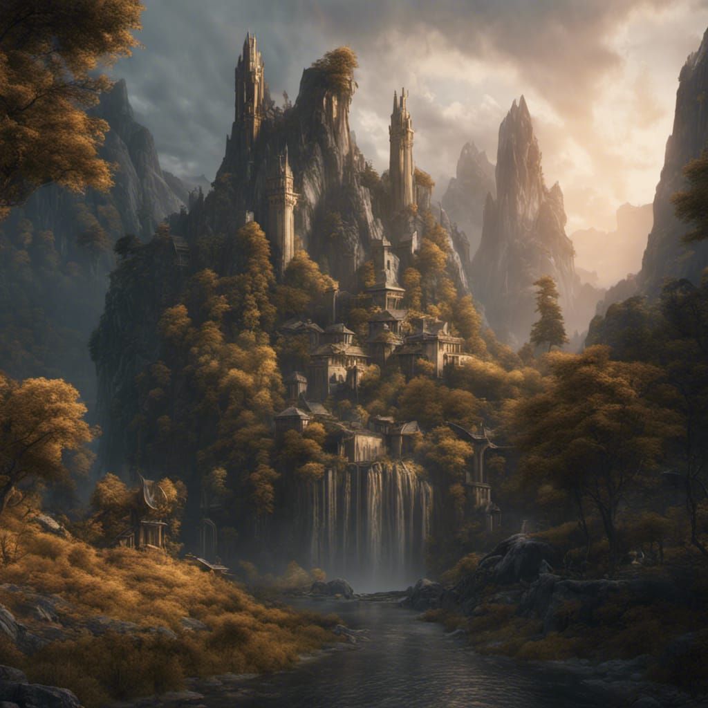 Lord of the Rings: Detailed Matte Painting