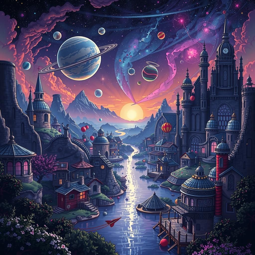 Love Doodles: A Maximalist Notebook Illustration