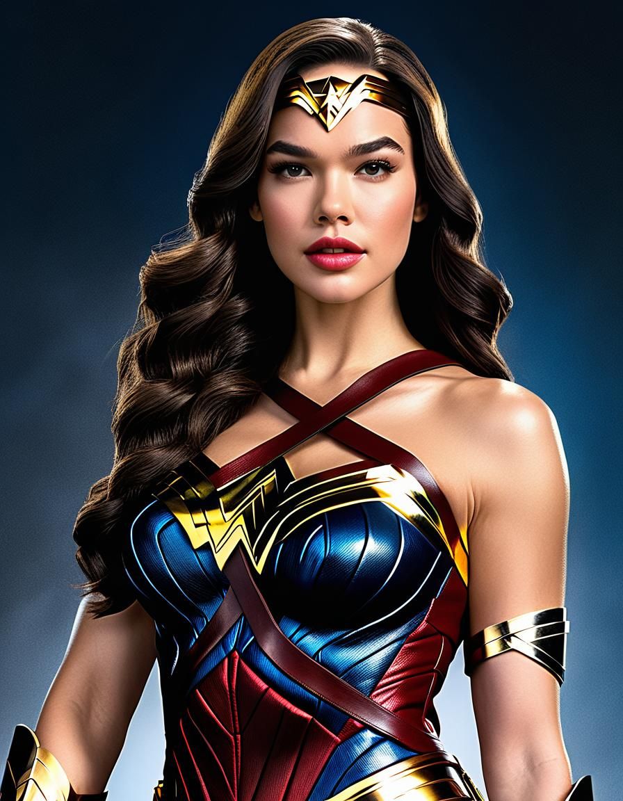 Wonder Woman Cosplay: Ultrarealistic Glamour Shot in 8K