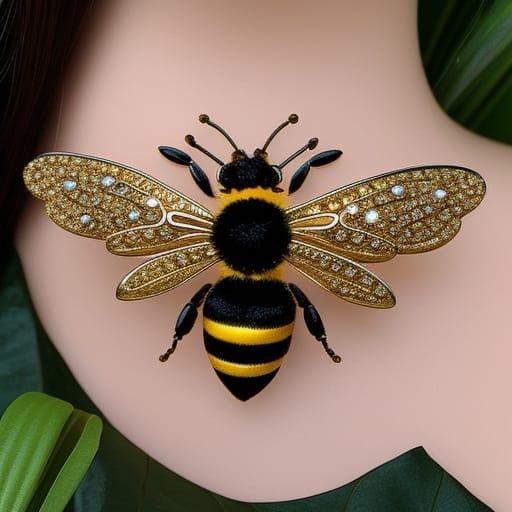 Bee Woman in Daisy Wonderland