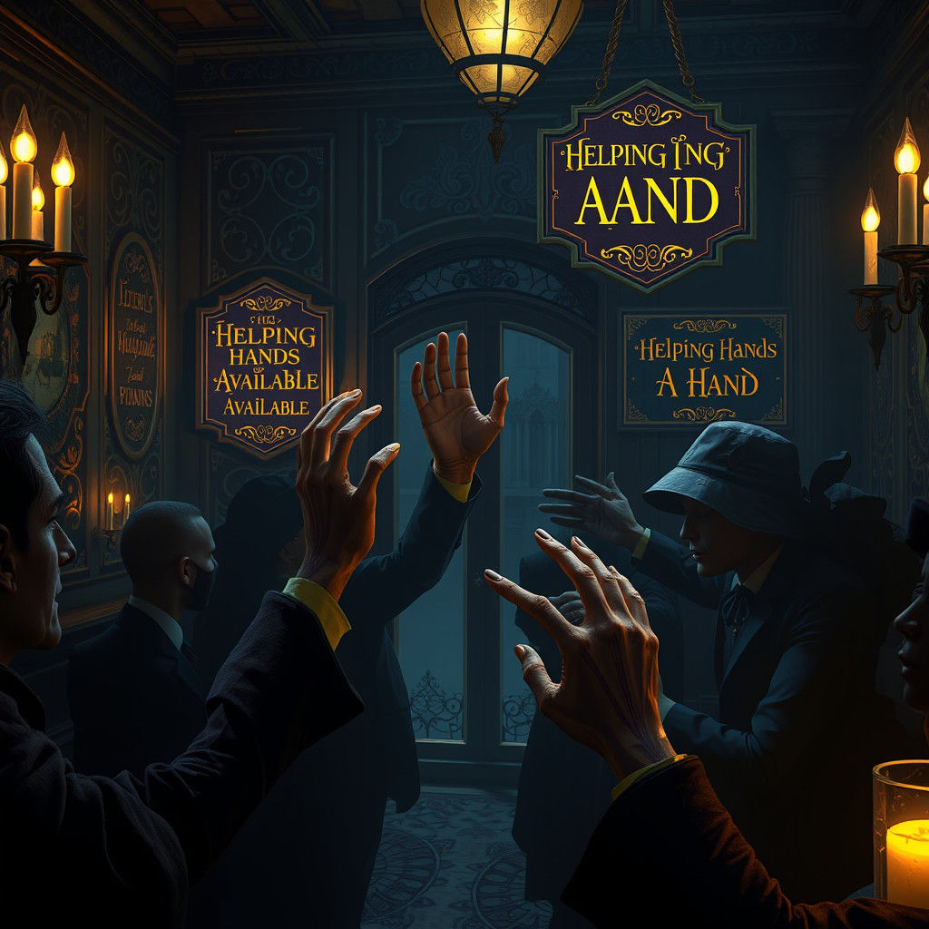 Gothic Bank Offers Helping Hands in Art Nouveau Style