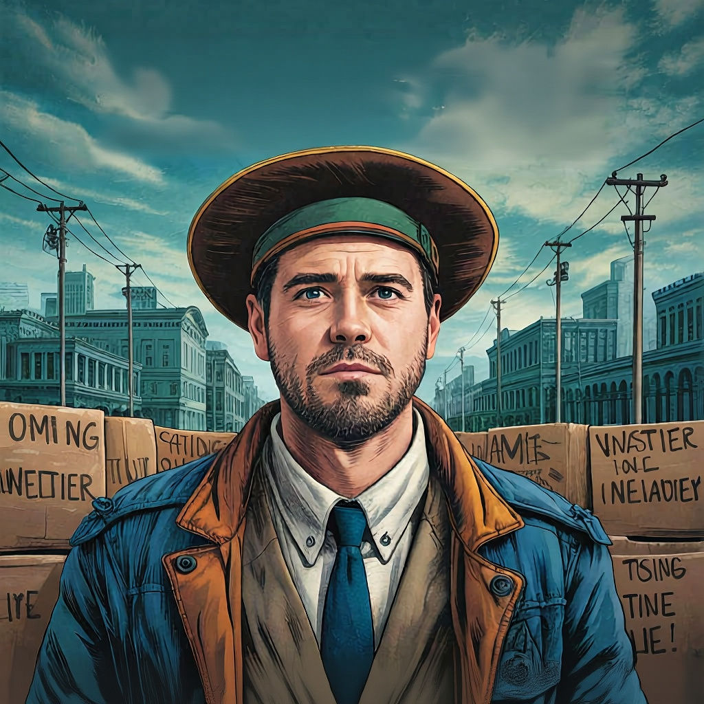 Whispers of Revolution: An AI Generated Image