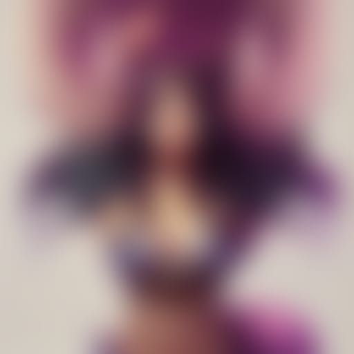 Viking Goddess Ahri Portrait in Hyperdetailed Style