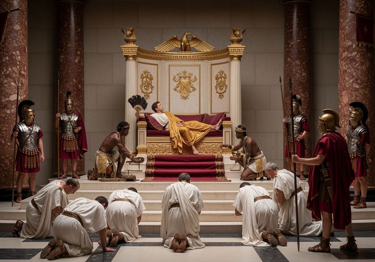 Ancient Rome: Emperor Nero's Luxurious Throne Room