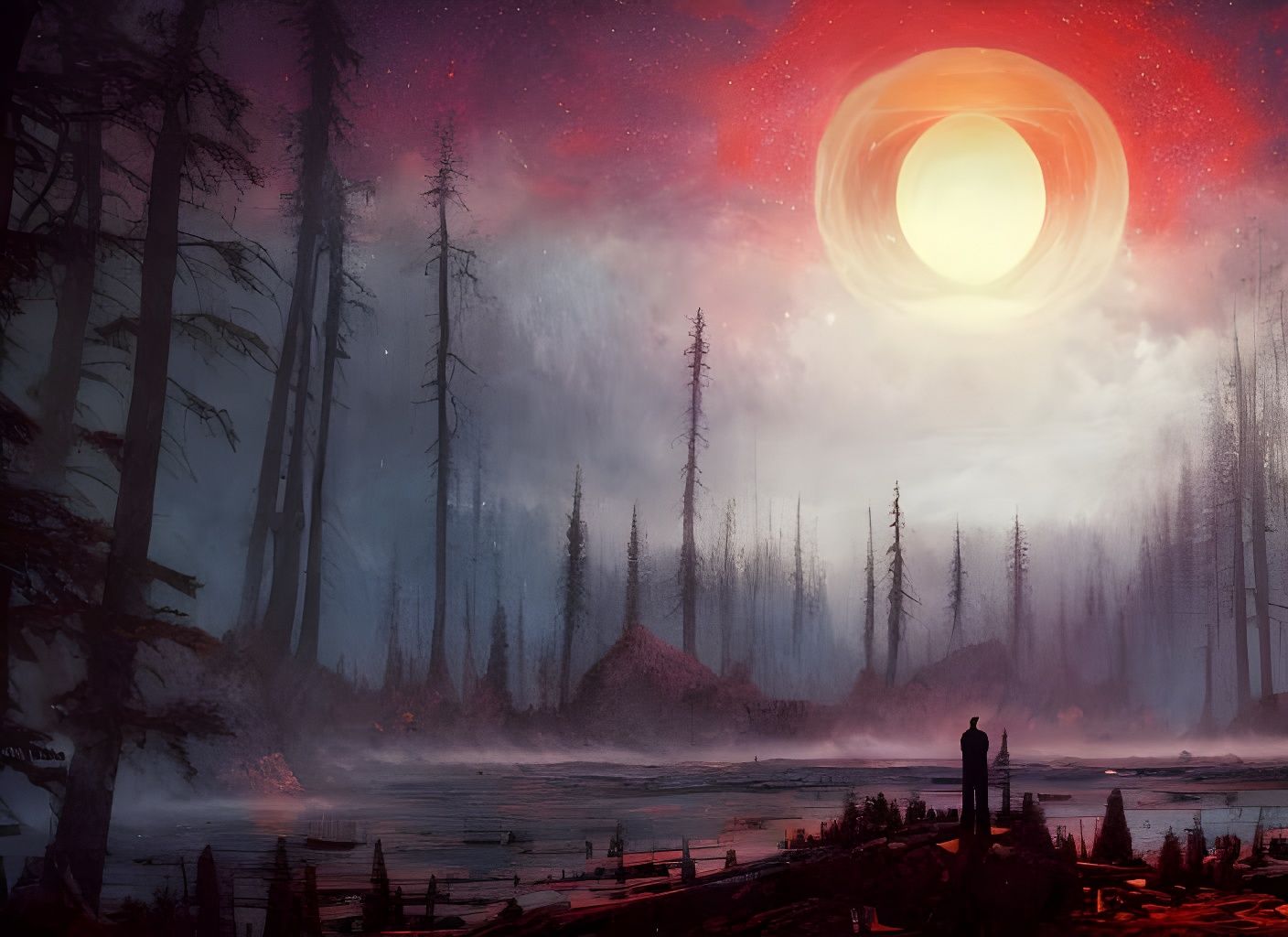 Kaleidoscopic Landscape of a Dying World