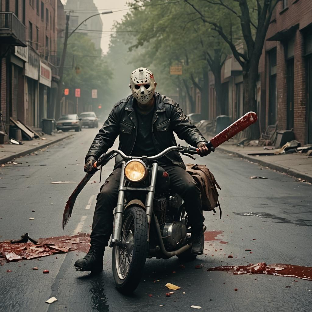 Jason Voorhees Rides into Grindhouse Horror