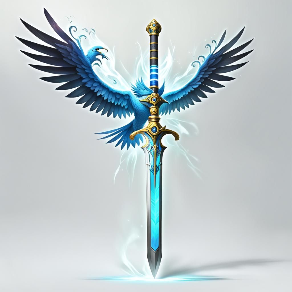 Vapor Bird Sword: A Surreal Creation