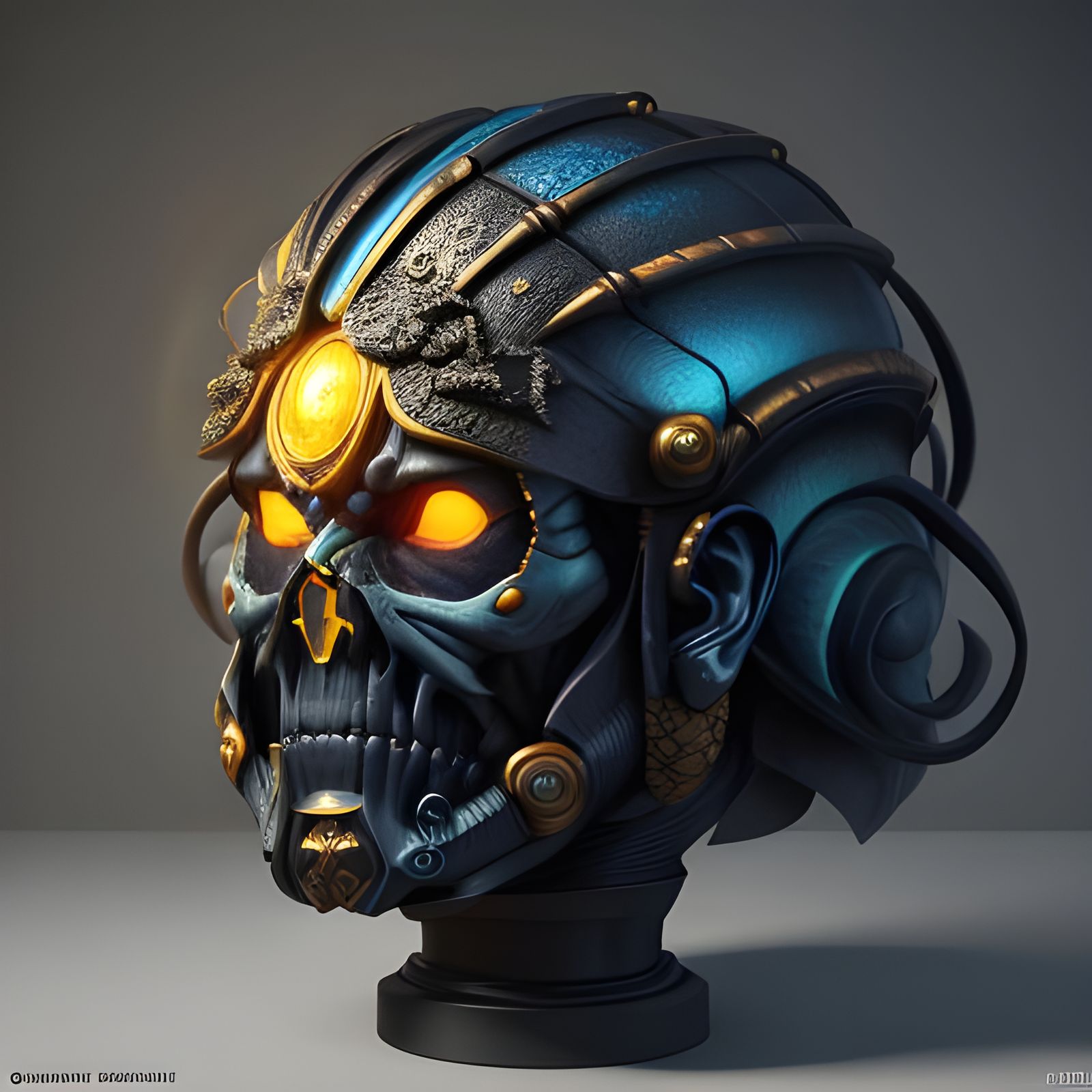 Anthropomorphic Scarab Beetle in 3D Anime Art