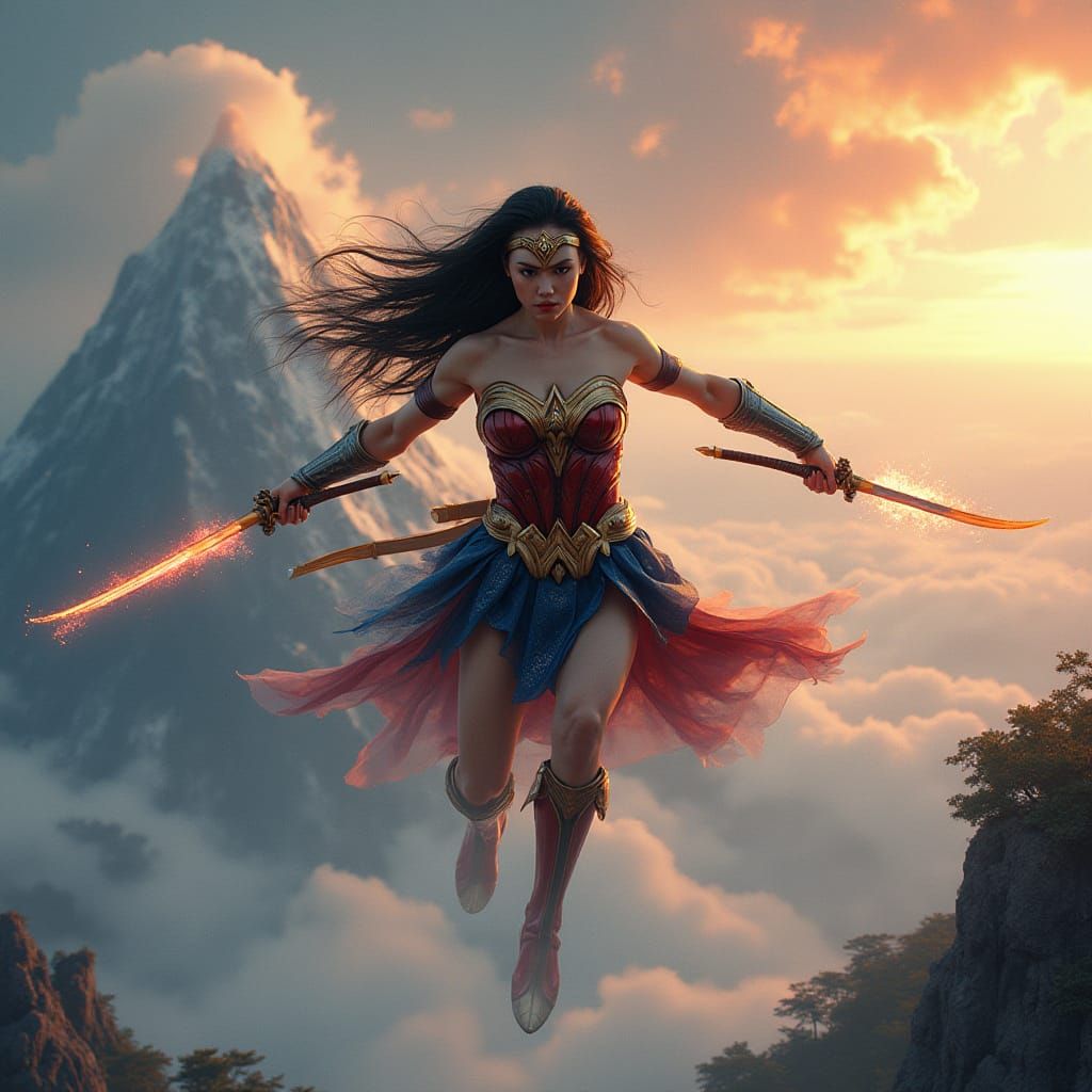 Onna-bugeisha Wonder Woman ..