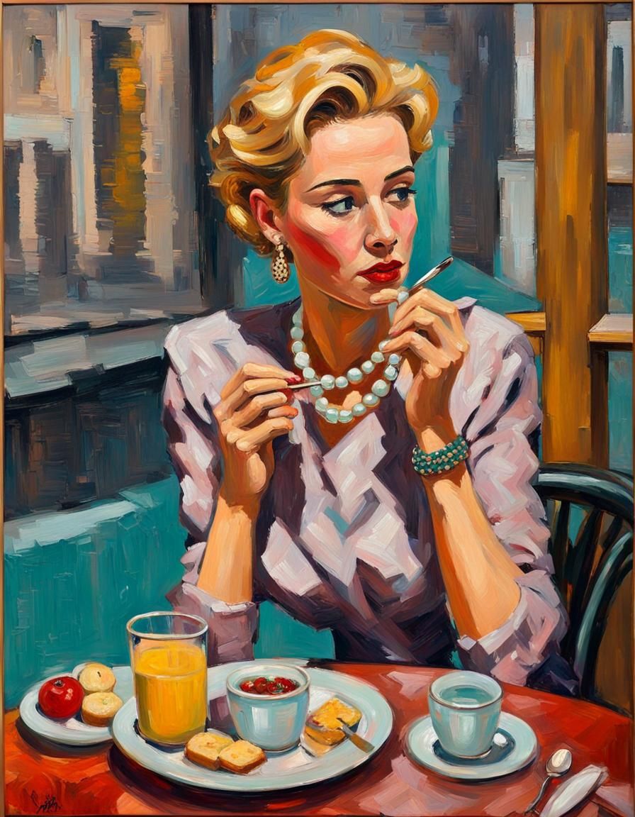 Holly Golightly's description in the "Breakfast at Tiffany's" book