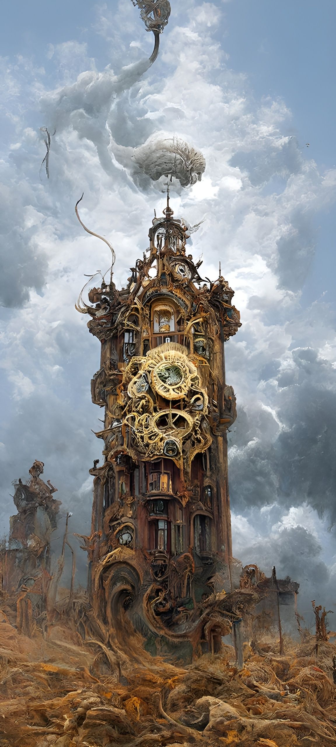 Surreal Lightning and Thunder Painting in 4K