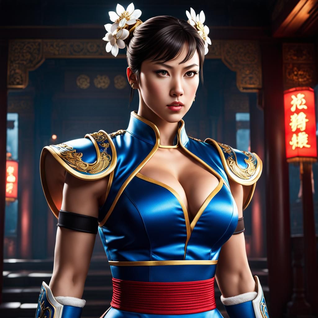 Alpha Chun li, sleeveless