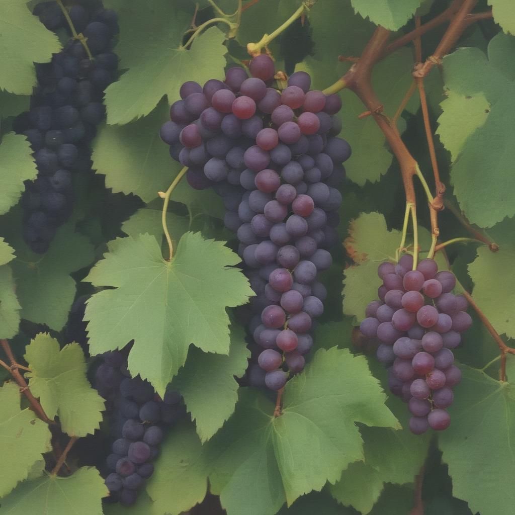 AI Generated Image of Grapes