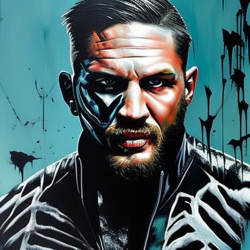 Tom Hardy as Venom: Digital Portrait