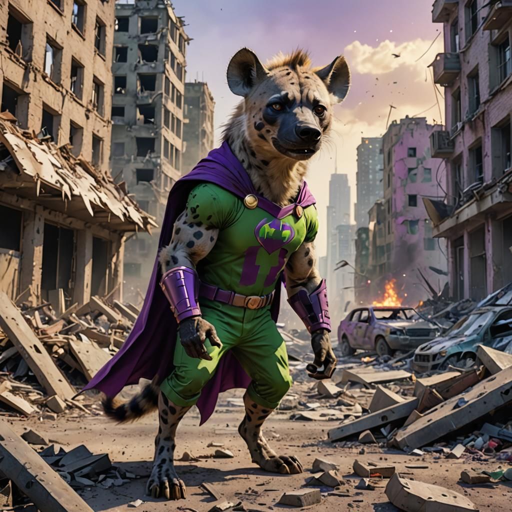 Hyena superhero