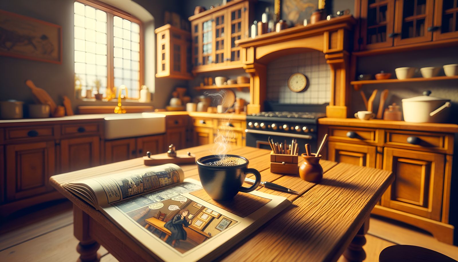 Kitchen Coffee in Alex Hirsch Heidelberg Style