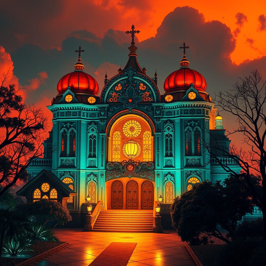 Hyper-Realistic Fundação Atlas Bigorna Concept Art