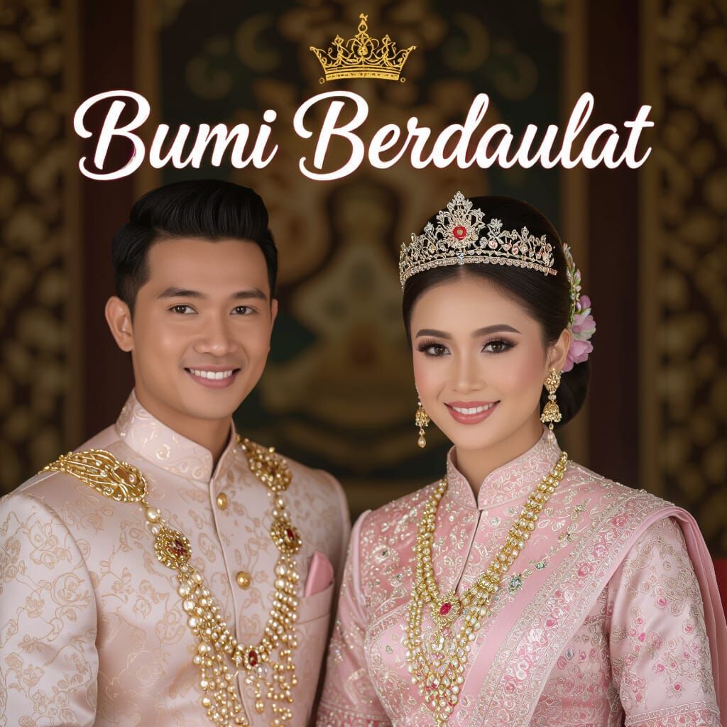 Elegant Malay Princess and Prince Novel Cover