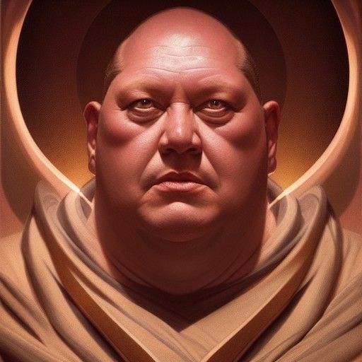 Vladimir Harkonnen Portrait in Hyperdetailed Style