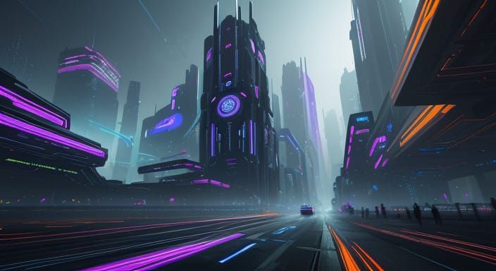 Cyberpunk Metropolis Unveils Futuristic Wonder