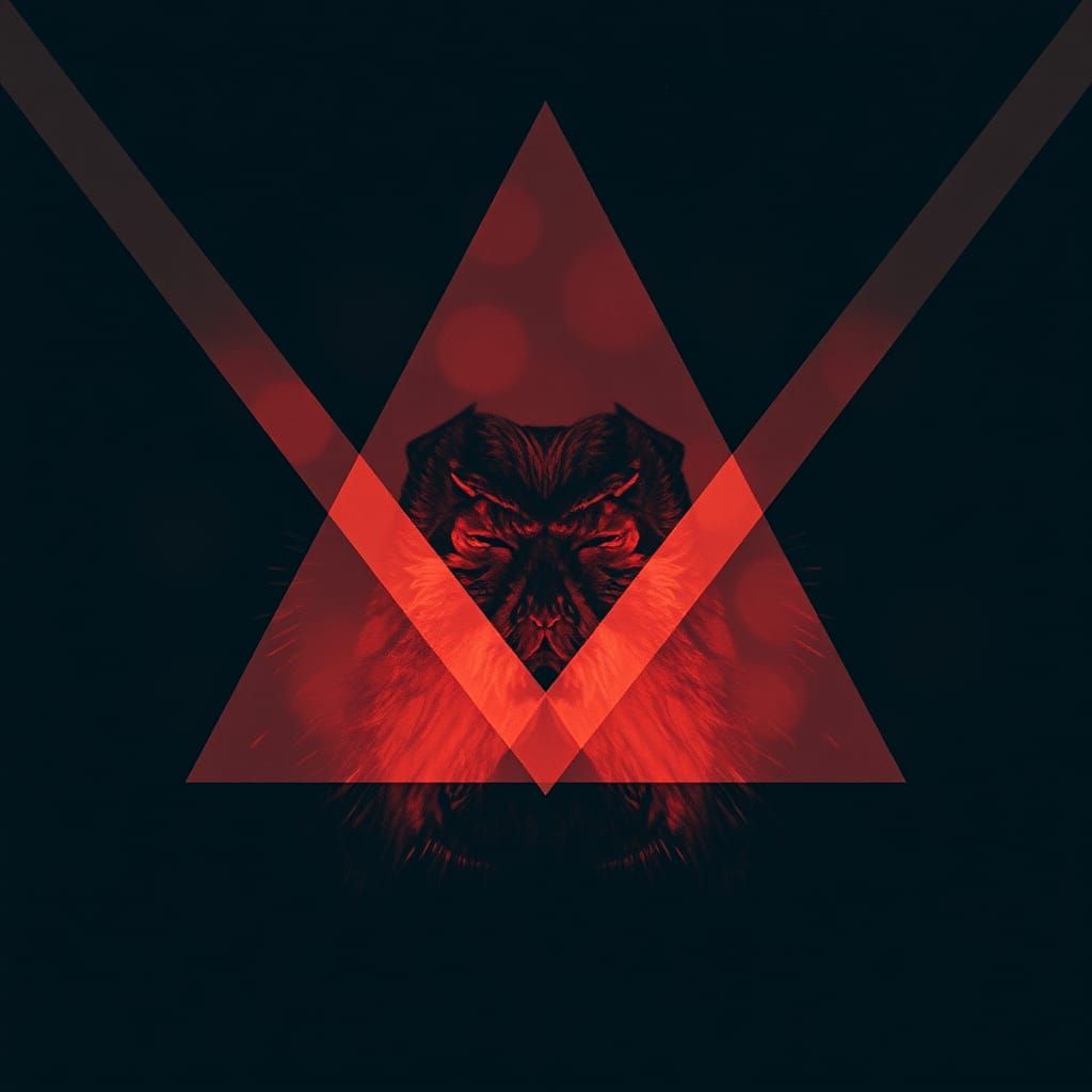 Surreal Geometric Form in Flux