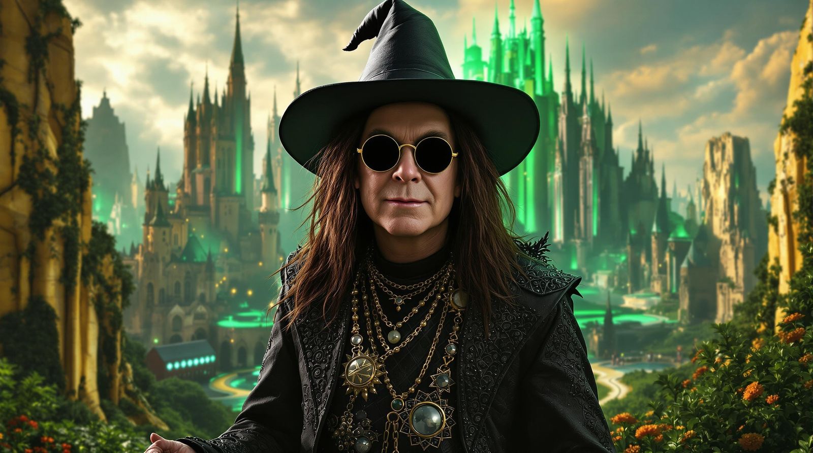 Ozzy Osbourne as Wizard of Oz: 3D Render